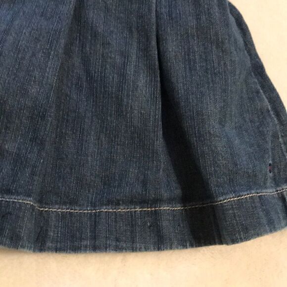 Tommy Hilfiger Pleated Denim Skirt - Size 6X - Picture 4 of 7